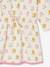 Robe en molleton motifs fleurs fille vanille - vertbaudet enfant 