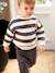 Ensemble sweat rayé + pantalon battle bébé garçon bleu ardoise - vertbaudet enfant 