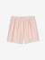 Short velours fille poches festonnées marine+rose poudré - vertbaudet enfant 