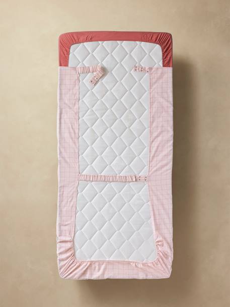 Parure enfant Magicouette CARONIMOS, avec coton recyclé carreaux beige+carreaux bleu - vertbaudet enfant 