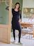 Robe effet drapé grossesse et allaitement noir - vertbaudet enfant 