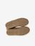 Boots fille cuir zippées et élastiquées beige+camel+marine - vertbaudet enfant 