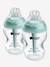 Lot 2 biberons 260ml Anti-Colique transparent - vertbaudet enfant 