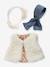 DJECO Moumoute vest + sherpa oorwarmers wit - vertbaudet enfant 