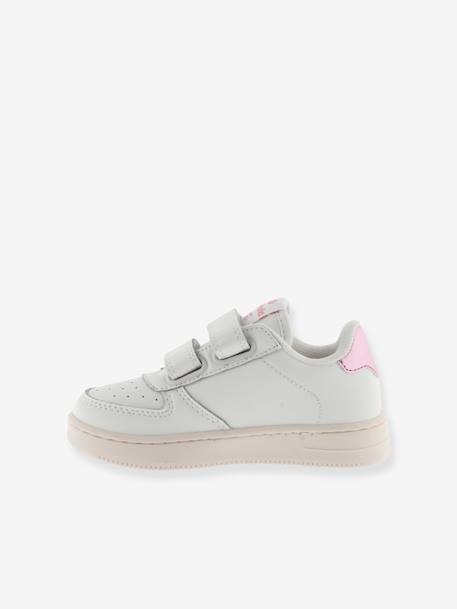 Baskets contrastantes Tiempo rose - vertbaudet enfant 