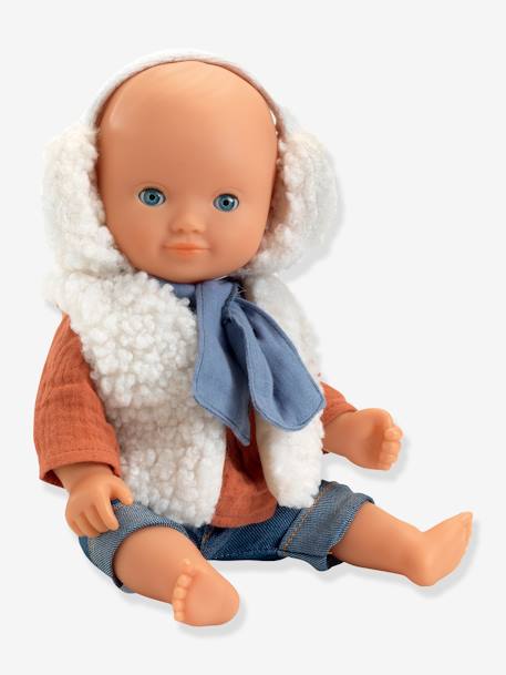 DJECO Moumoute vest + sherpa oorwarmers wit - vertbaudet enfant 