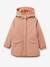 Parka fille doublée imitation fourrure rose - vertbaudet enfant 