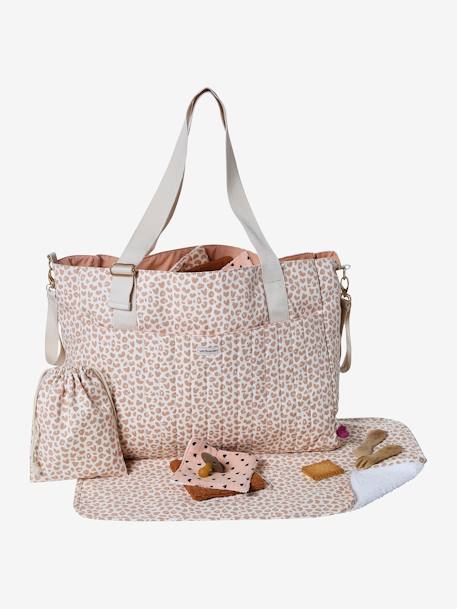 Sac à langer maxi LOVELY LEO rose imprimé - vertbaudet enfant 