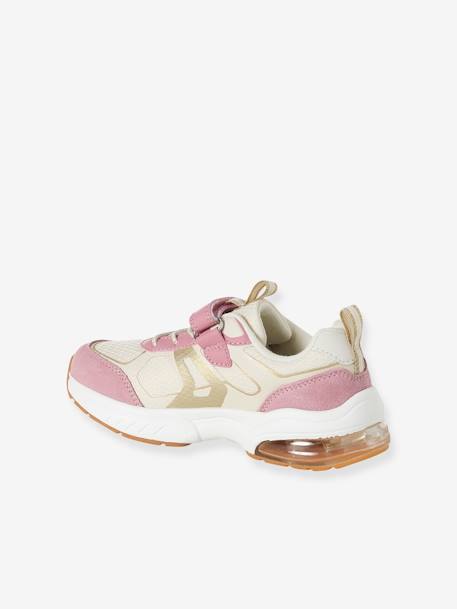 Baskets enfant fille à scratchs et élastiquées lot rose - vertbaudet enfant 