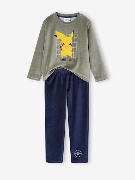 Pyjama Pokémon en velours vert sauge - vertbaudet enfant 