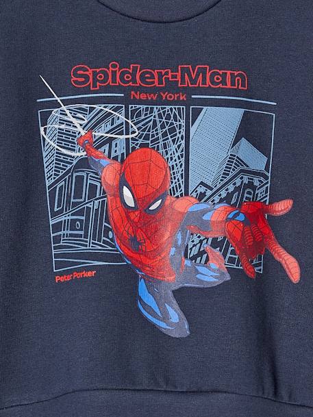 Sweat Marvel Spiderman garçon bleu nuit - vertbaudet enfant 