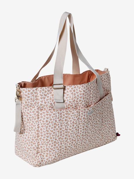 Sac à langer maxi LOVELY LEO rose imprimé - vertbaudet enfant 