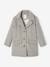 Manteau en drap de laine à carreaux fille carreaux gris - vertbaudet enfant 
