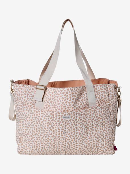 Sac à langer maxi LOVELY LEO rose imprimé - vertbaudet enfant 