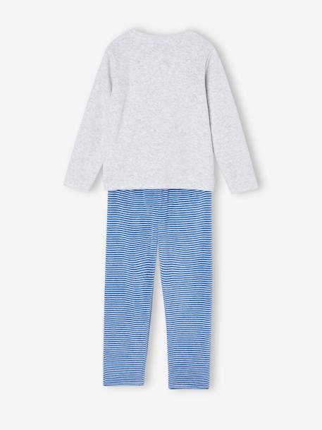 Pyjama Pat' Patrouille en velours garçon gris chiné - vertbaudet enfant 