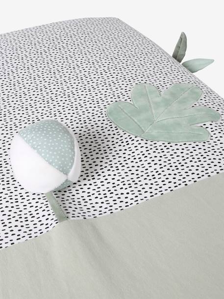 Housse fond de parc avec jouets TANZANIE vert d'eau - vertbaudet enfant 