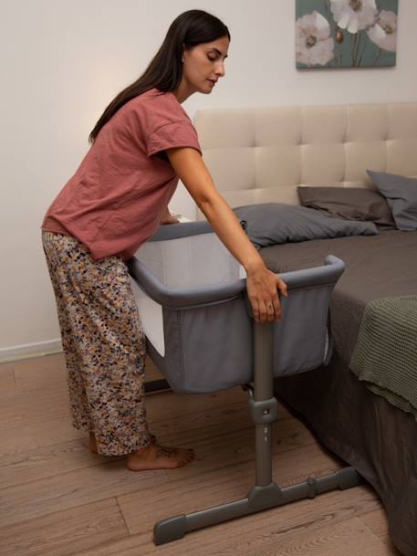 Berceau cododo Next2Me Essential beige+gris - vertbaudet enfant 