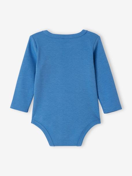 Lot de 2 bodies bébé Disney Mickey bleu chambray - vertbaudet enfant 
