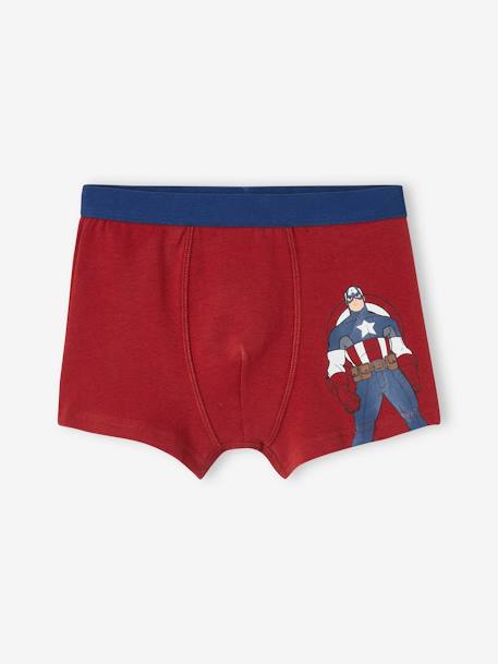 Lot de 3 boxers Marvel Avengers garçon lot rouge - vertbaudet enfant 