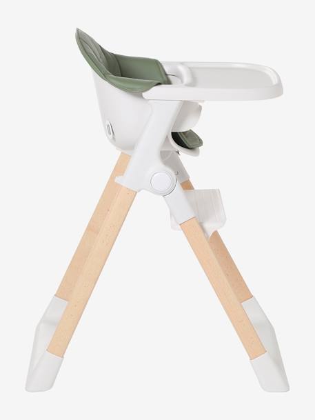 Chaise haute évolutive pliable CHILLSEAT vert sauge - vertbaudet enfant 