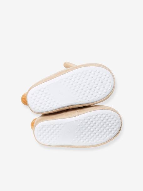 Chausson fille écru+rose pâle - vertbaudet enfant 