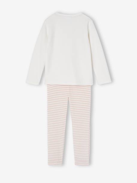 Pyjama fille velours Disney Marie Les Aristochats rose pâle - vertbaudet enfant 