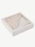 Set met aanpasbare badcape + washandje HYGGE beige, bedrukt - vertbaudet enfant 
