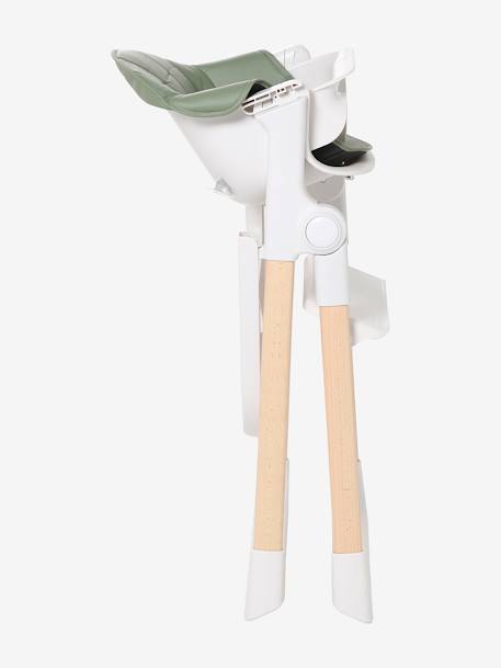 Chaise haute évolutive pliable CHILLSEAT vert sauge - vertbaudet enfant 