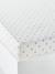 Draps housse enfant INDIA BLUE avec coton recyclé blanc imprimé - vertbaudet enfant 