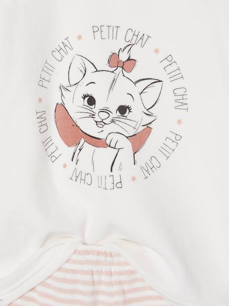 Pyjama fille velours Disney Marie Les Aristochats rose pâle - vertbaudet enfant 