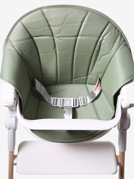 Chaise haute évolutive pliable CHILLSEAT vert sauge - vertbaudet enfant 