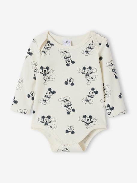 Lot de 2 bodies bébé Disney Mickey bleu chambray - vertbaudet enfant 