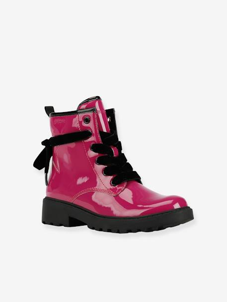 Bottines à lacets CASEY girl fuchsia - vertbaudet enfant 