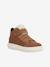 Baskets montantes enfant scratchées J Theleven Girl camel - vertbaudet enfant 