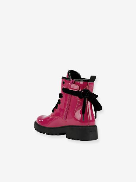 Bottines à lacets CASEY girl fuchsia - vertbaudet enfant 