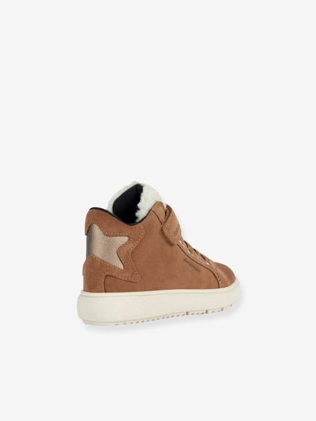Baskets montantes enfant scratchées J Theleven Girl camel - vertbaudet enfant 