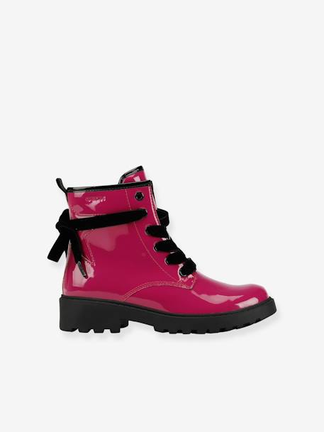 Bottines à lacets CASEY girl fuchsia - vertbaudet enfant 