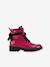 Bottines à lacets CASEY girl fuchsia - vertbaudet enfant 