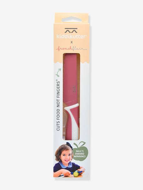 KIDDIKUTTER kindermes blauwgroen+ecru+paars+rozen+sinaasappel - vertbaudet enfant 