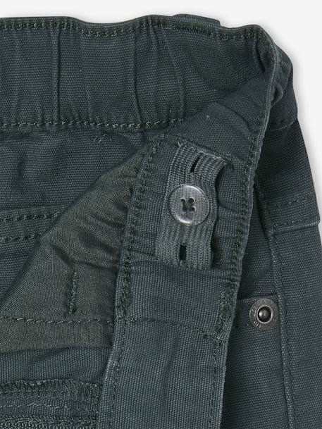 Pantalon garçon indestructible facile à enfiler beige+bleu nuit+kaki - vertbaudet enfant 