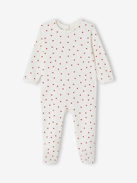 Lot de 2 pyjamas bébé fille 'coeurs' bébé naissance marine - vertbaudet enfant 
