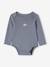 Lot 5 bodies manches longues bébé ouverture US en coton bio bleu - vertbaudet enfant 