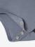 Lot 5 bodies manches longues bébé ouverture US en coton bio bleu - vertbaudet enfant 