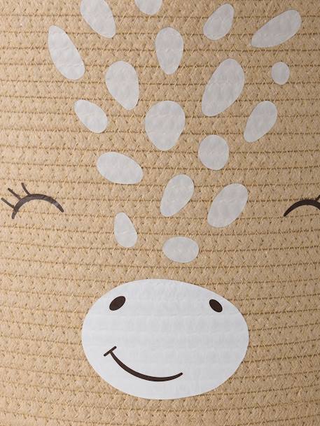 Panier de rangement XL en corde de coton Girafe cannelle - vertbaudet enfant 