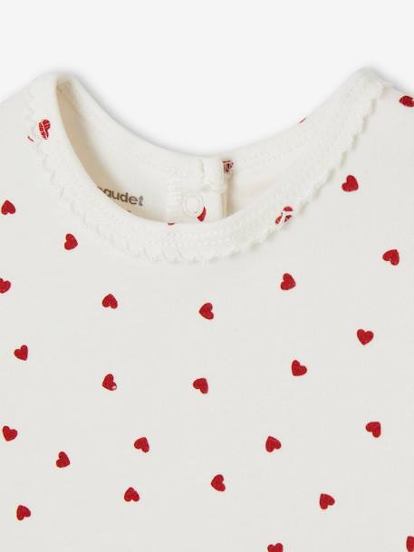 Lot de 2 pyjamas bébé fille 'coeurs' bébé naissance marine - vertbaudet enfant 