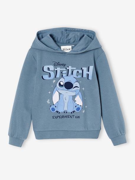 Sweat à capuche Disney Stitch bleu jean - vertbaudet enfant 
