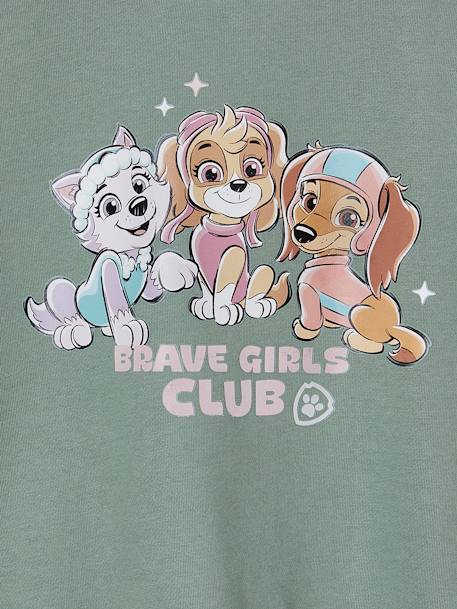 Sweat Disney Pat' Patrouille 'Girls Club' Fille vert de gris - vertbaudet enfant 