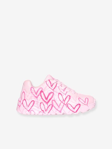Baskets enfant Skechers x JGoldcrown : Skechers Street(TM) Uno Lite - Spread the joy - rose - vertbaudet enfant 