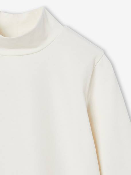 Lot de 3 tee-shirts BASICS à col montant fille bois de rose+mauve - vertbaudet enfant 