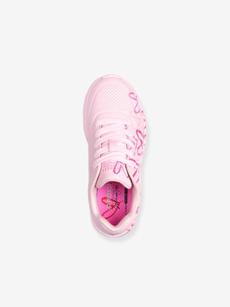 Baskets enfant Skechers x JGoldcrown : Skechers Street(TM) Uno Lite - Spread the joy - rose - vertbaudet enfant 